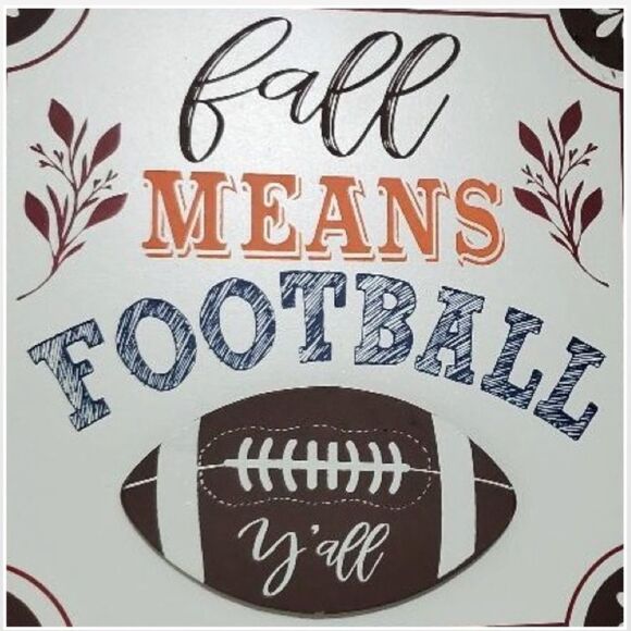 New Home Football Décor - Picture 2 of 8